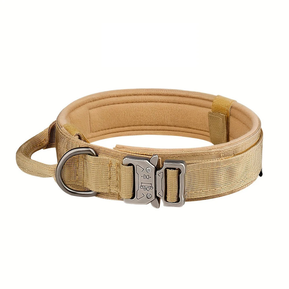 Dog Training Adjustable Tactical Collar And Leash Set