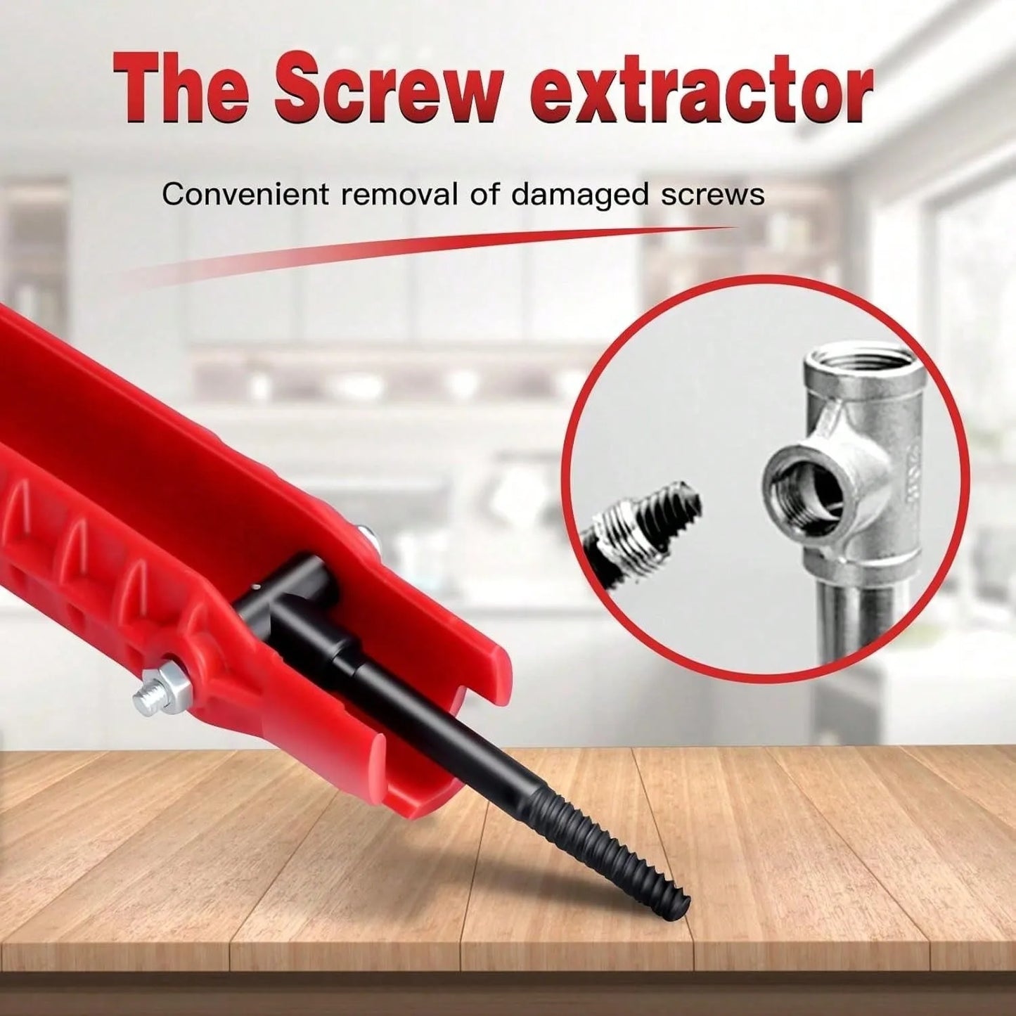 Multifunctional 8 In 1 Plumbing Wrench, Faucet Sink Install Kitchen and Bathroom Toilet Pipe Maintenance