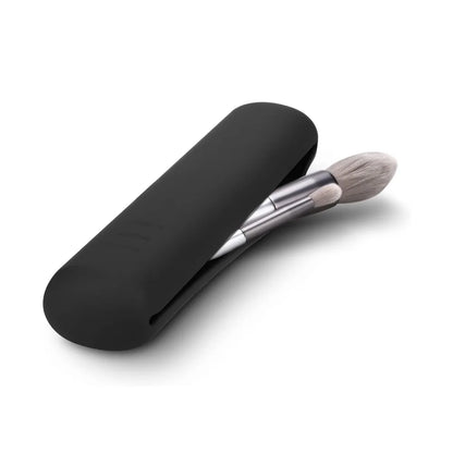 Portable Silicone Travel Makeup Brush Case with Magnetic Closure
