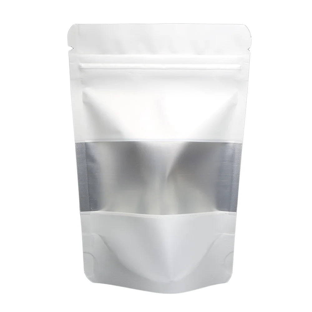 Reclosable Zip Lock Organizer Eco Aluminum Foil Mylar Plastic Bags With Clear Window