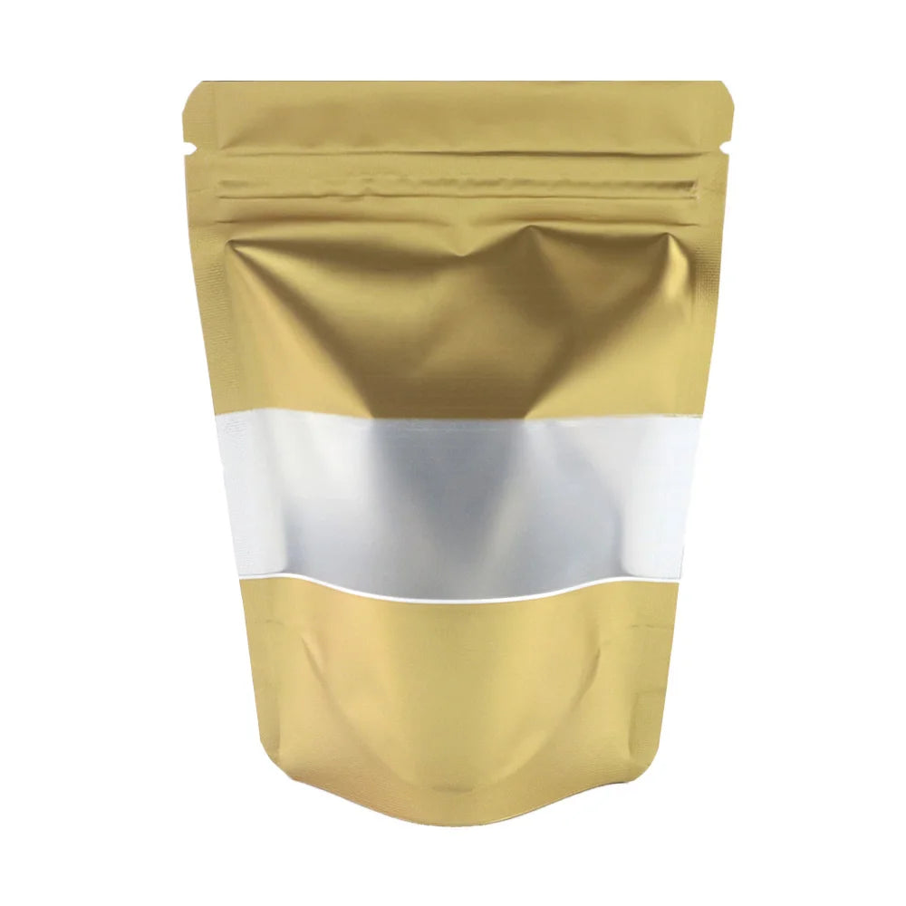 Reclosable Zip Lock Organizer Eco Aluminum Foil Mylar Plastic Bags With Clear Window