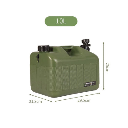 Desert Fox Large Military Green Water Tank Container with Spigot