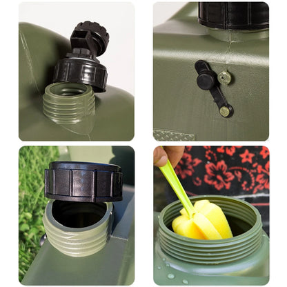 Desert Fox Large Military Green Water Tank Container with Spigot