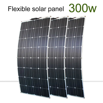 DGSUNLIGHT 100w 200w 12v Flexible, Portable Solar Panel