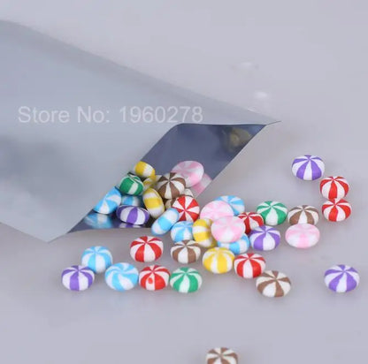 100pcs Variety of sizes reusable heat sealing packaging bag
