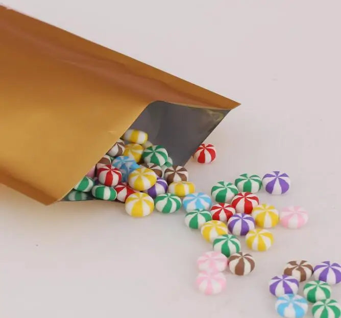 100pcs Variety of sizes reusable heat sealing packaging bag