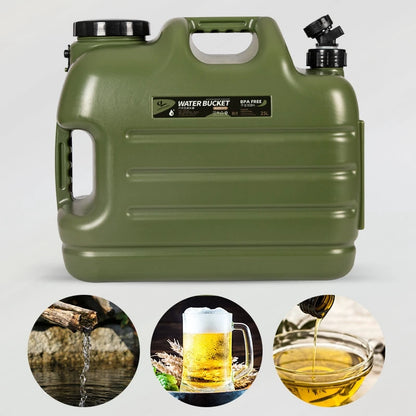 Desert Fox Large Military Green Water Tank Container with Spigot
