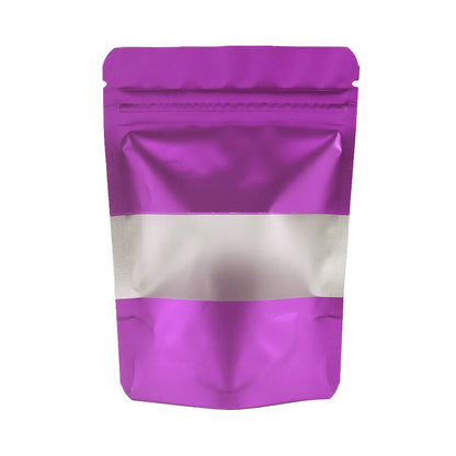 Reclosable Zip Lock Organizer Eco Aluminum Foil Mylar Plastic Bags With Clear Window