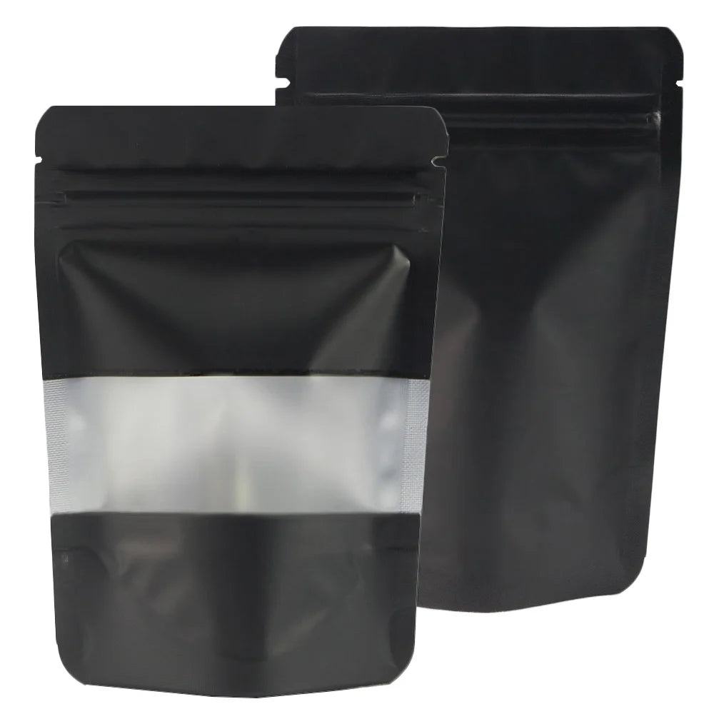 Reclosable Zip Lock Organizer Eco Aluminum Foil Mylar Plastic Bags With Clear Window