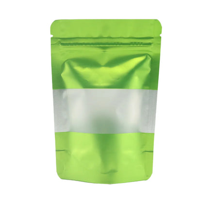 Reclosable Zip Lock Organizer Eco Aluminum Foil Mylar Plastic Bags With Clear Window