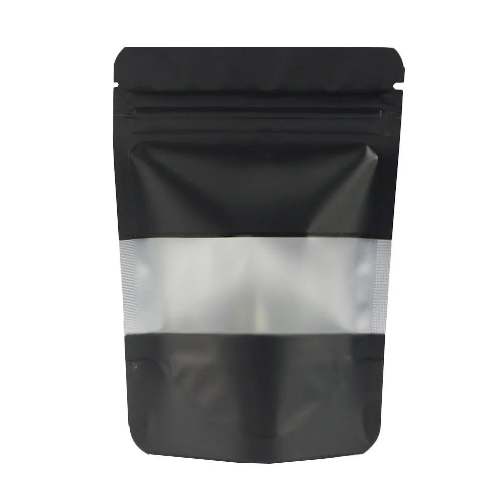 Reclosable Zip Lock Organizer Eco Aluminum Foil Mylar Plastic Bags With Clear Window