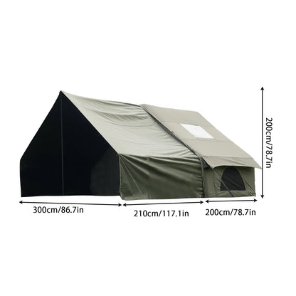 Large Inflatable Camping Tent with Skylight, Quick Air-Flow & Breathable Mesh Design
