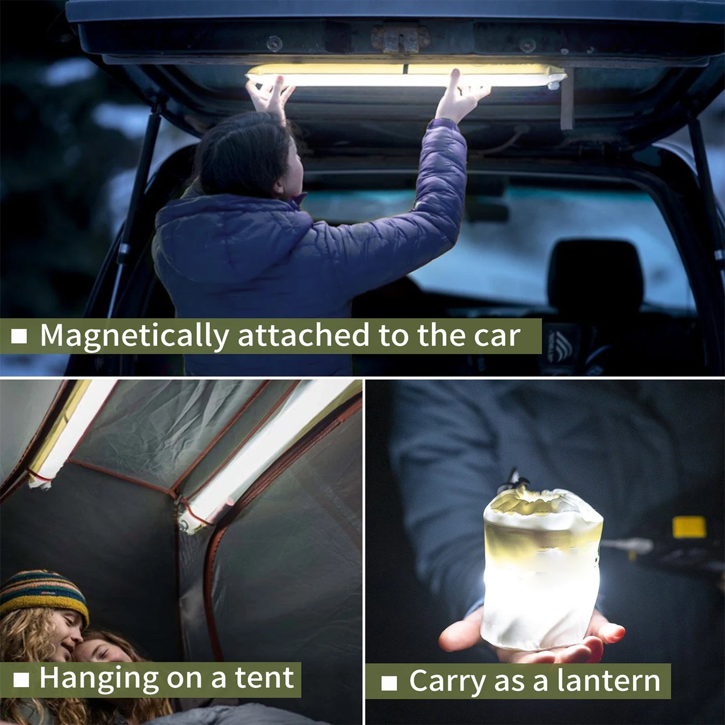 SELORSS Rechargeable Portable Spotlight Camping Lamp