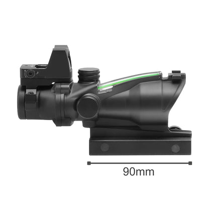 Adjustable 4x32 Red Dot 1x  4x Scope  Red Dot Tactical Scope 20mm