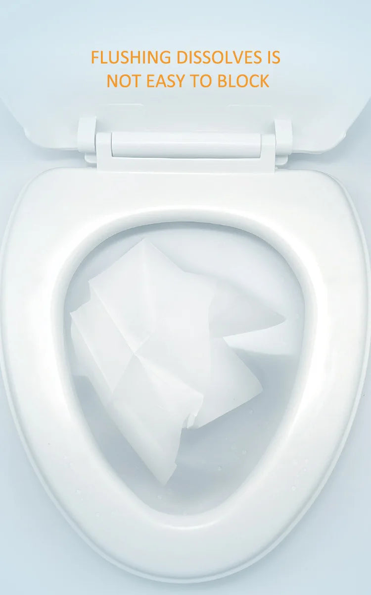 Packing 10 Pieces Disposable Water Disposable Paper Toilet Cushion Convenient Pack