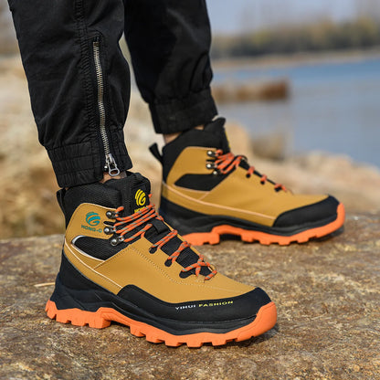 Protective Breathable Anti-Puncture Steel Toe Work Safety Shoes