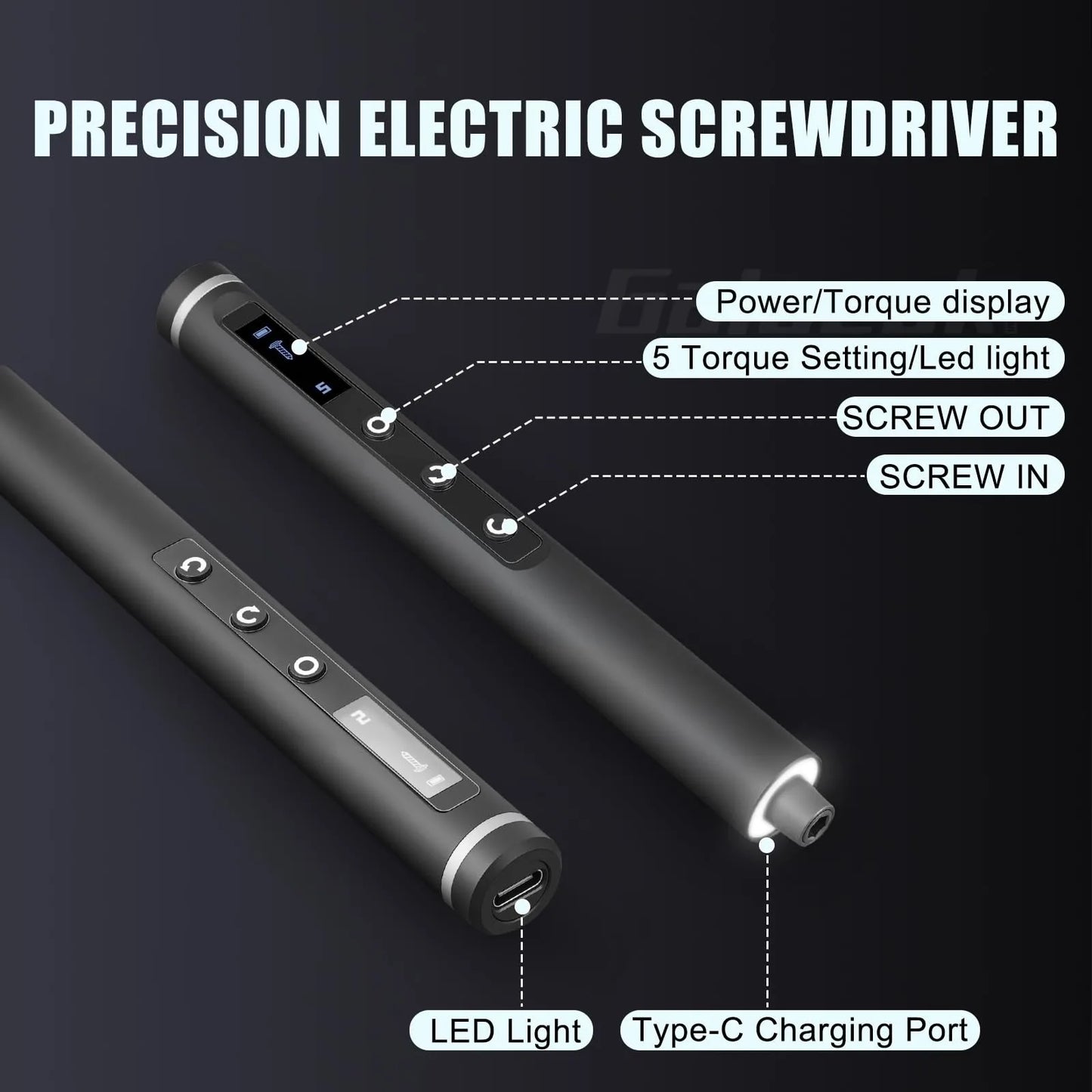 49 in 1 Electric Screwdriver Set 5 Torque Settings