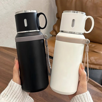 600ml Stainless Steel  Leak-Proof Travel Thermal Mug