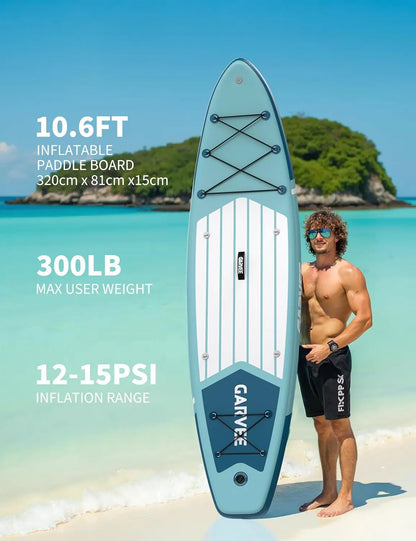 Inflatable Stand Up Paddle Board 10.6ft x 33in Extra Wide