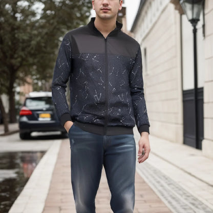 Baseball Collar Short Loose Solid Color Jacket