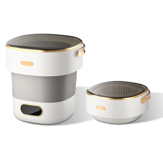 13L Portable Washing Machine, Foldable Mini Washer with 3 Wash Modes and Spin Dryer, for RV and Travel