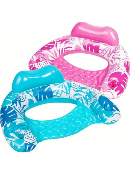 JOYFY 2 Pack Pool Chairs Inflatable Pool Floats