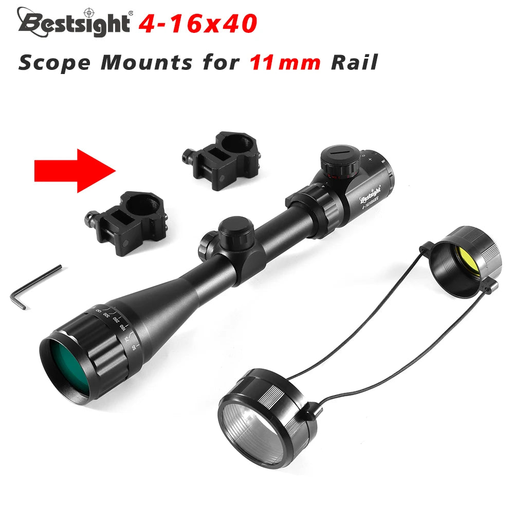 4-16X40 AOE Optics Illuminated Hunting Scope Red&Green Dot