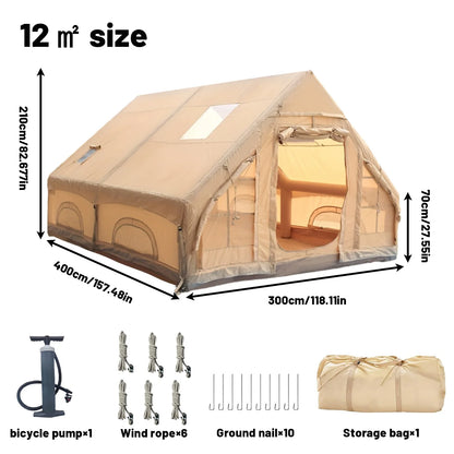 PAKICETUS Family Luxury Inflatable Tent With Skylight
