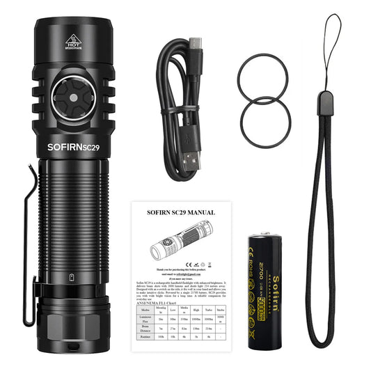 Sofirn  Lumens EDC Flashlight Rechargeable