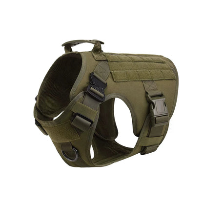 Tactical Dog Harness Collar For Medium Large Dogs