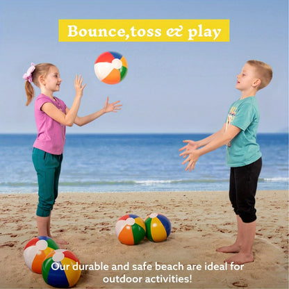 JOYFY Rainbow Beach Balls(12 Pack)