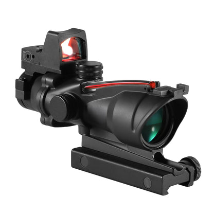 Adjustable 4x32 Red Dot 1x  4x Scope  Red Dot Tactical Scope 20mm
