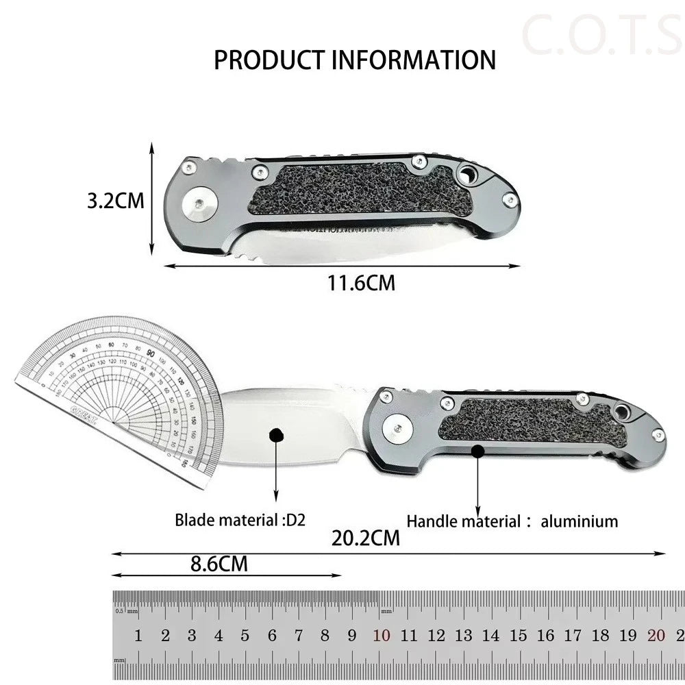 LUDT Outdoor Folding Knife Multi-functional with Safety Lock