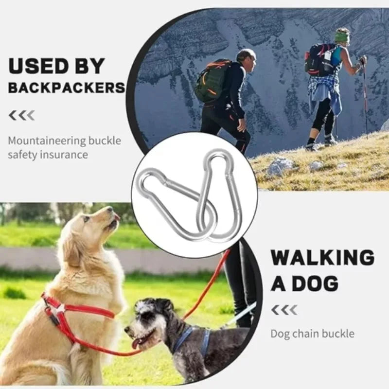 Mini Carabiner Alloy Survival Gear Camp Mountaineering Hook