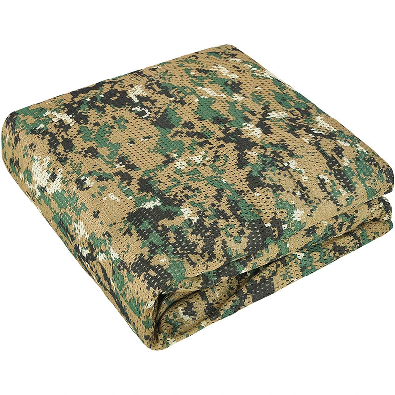 Camo Netting With See Through Fence