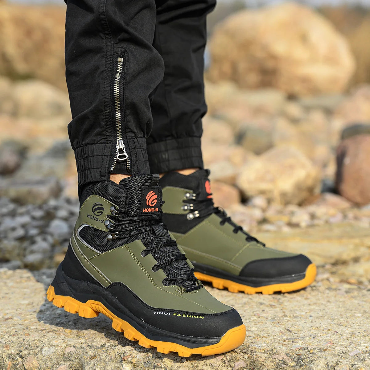 Anti-Puncture Steel Toe Protective Work Safety Shoes