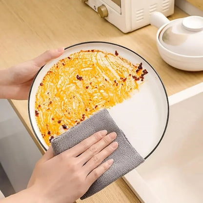 20 Pcs Microfiber Cleaning Cloth Roll