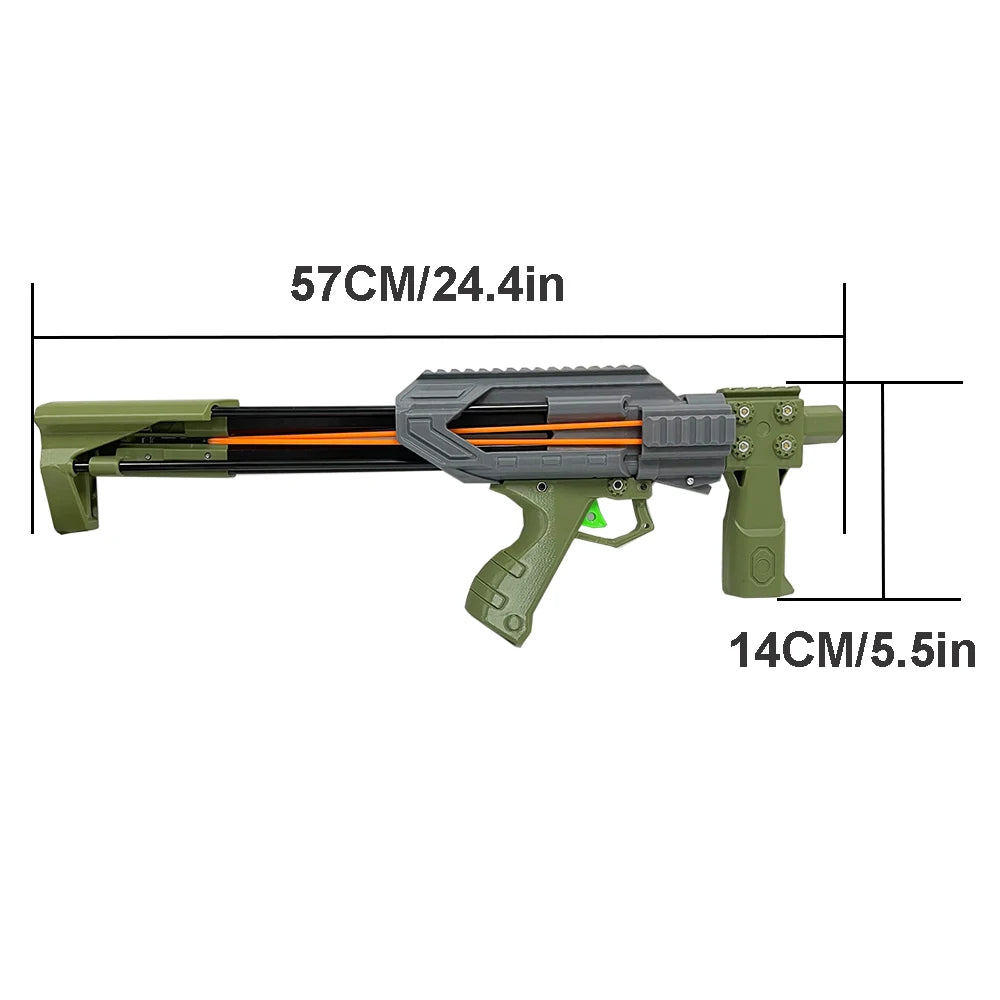 Multi functional automatic-fire trigger arrow launch slingshot