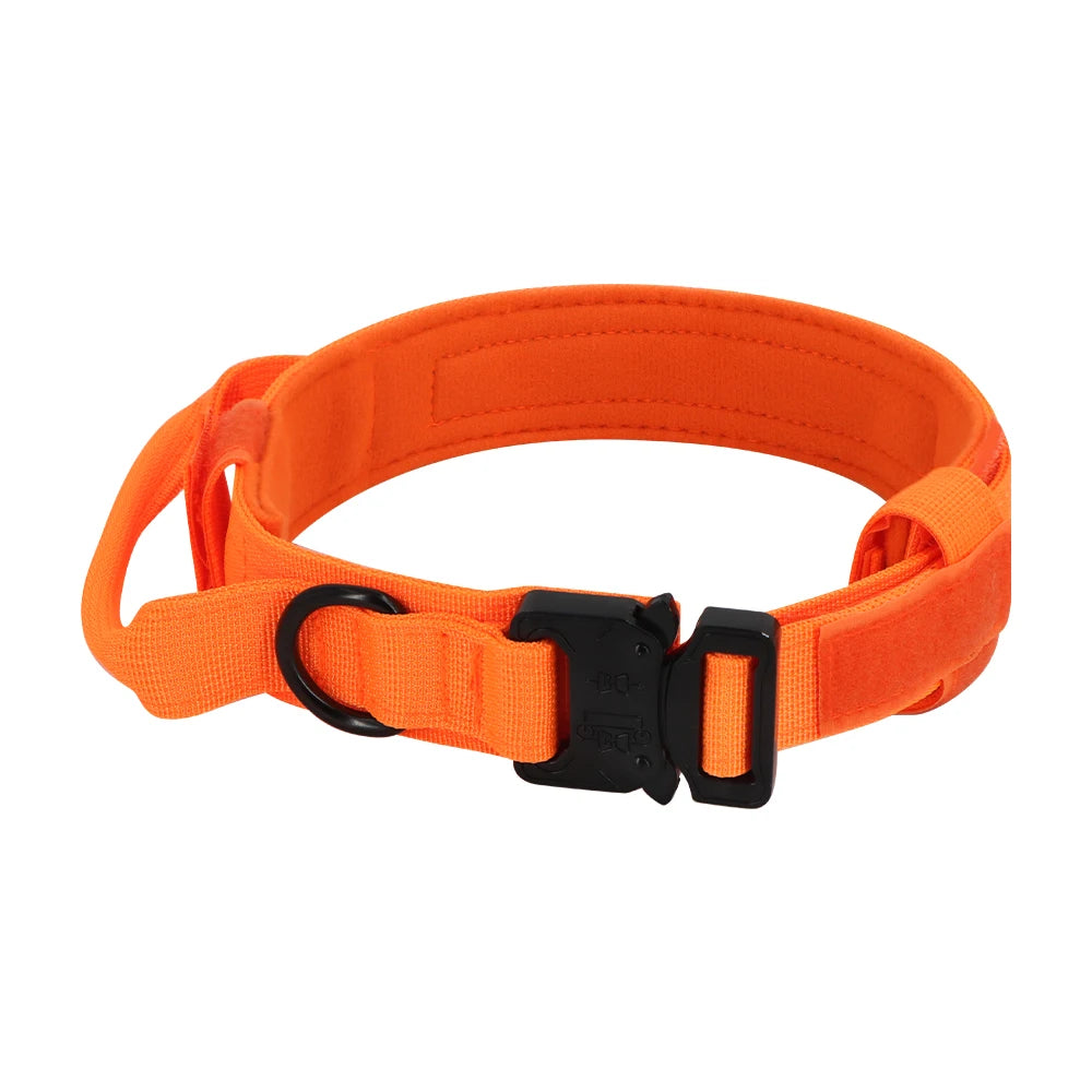 Dog Training Adjustable Tactical Collar And Leash Set