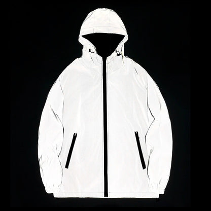 NEW SIZE Night Reflective Hooded Jacket