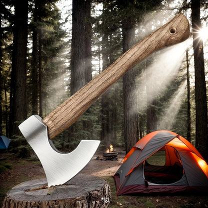 Hand Forged Viking Steel Tomahawk Camping Tree Cutting Axe