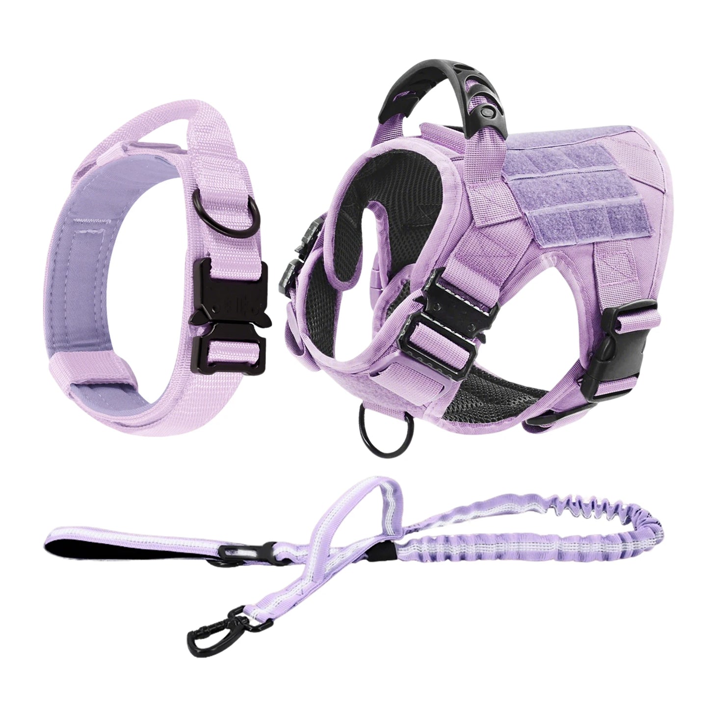 Military Pink Camouflage Dog Harness