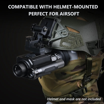 HD 1080P Night Vision Goggles with Head-Mounted and Helmet-Mounted