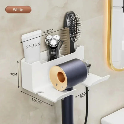 Wall Mount Suction Cup Bathroom Organizer