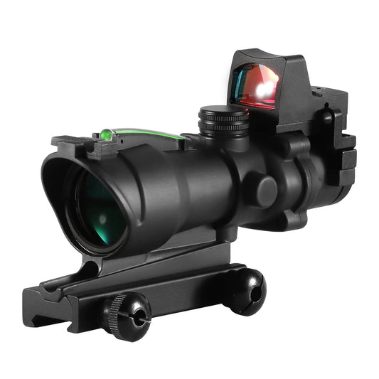 Adjustable 4x32 Red Dot 1x  4x Scope  Red Dot Tactical Scope 20mm