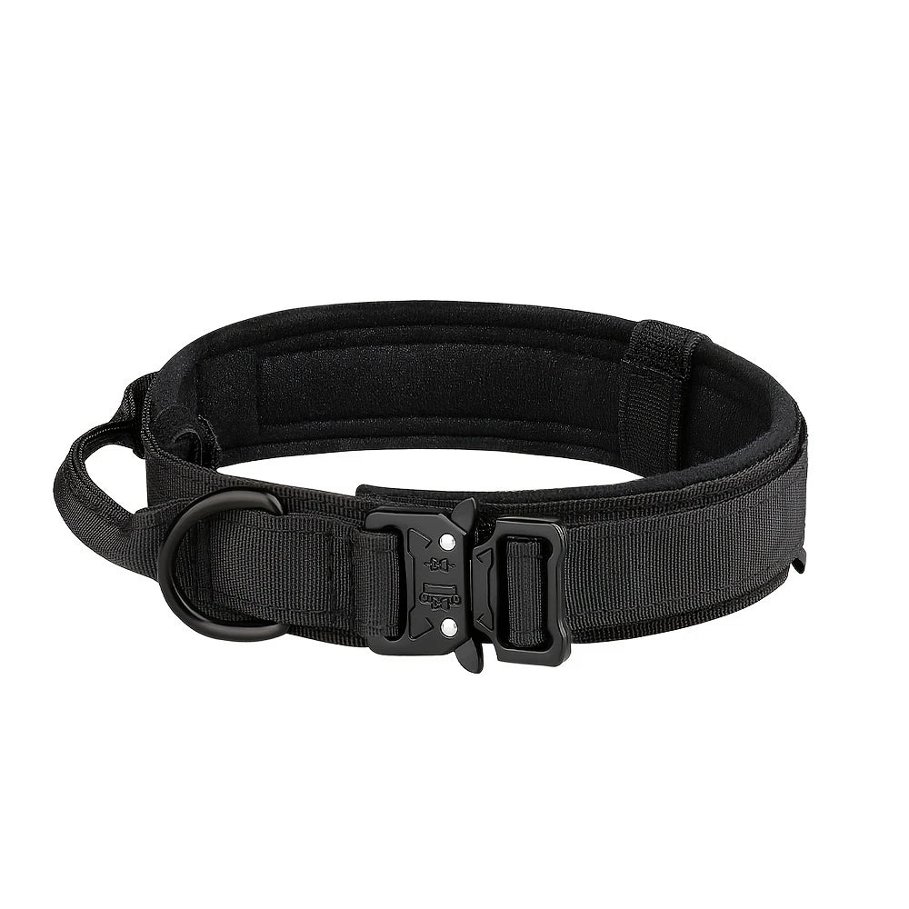 Dog Training Adjustable Tactical Collar And Leash Set