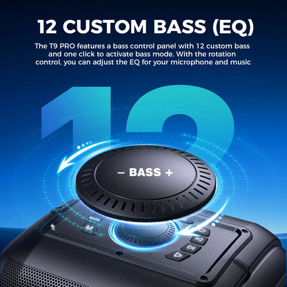W-KING 250W PEAK Large Portable Bluetooth  Wireless Speaker