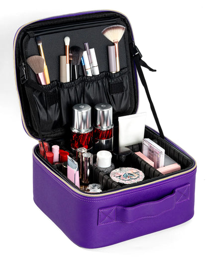 Travel Waterproof Makeup Bag With Mirror lamp