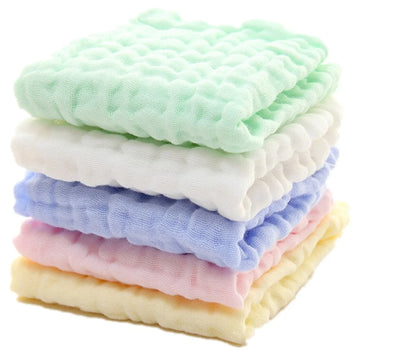 Natural Cotton Baby Washcloths for Sensitive Skin
