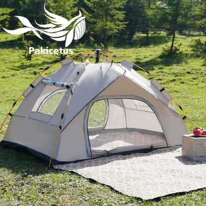 Small Silver Compact Auto-Tent - Quick 60-Second Setup Sunshade